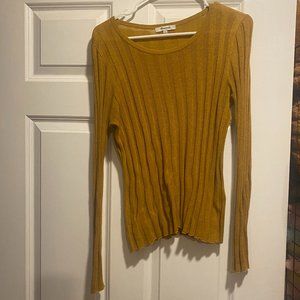Madewell Mustard Sweater